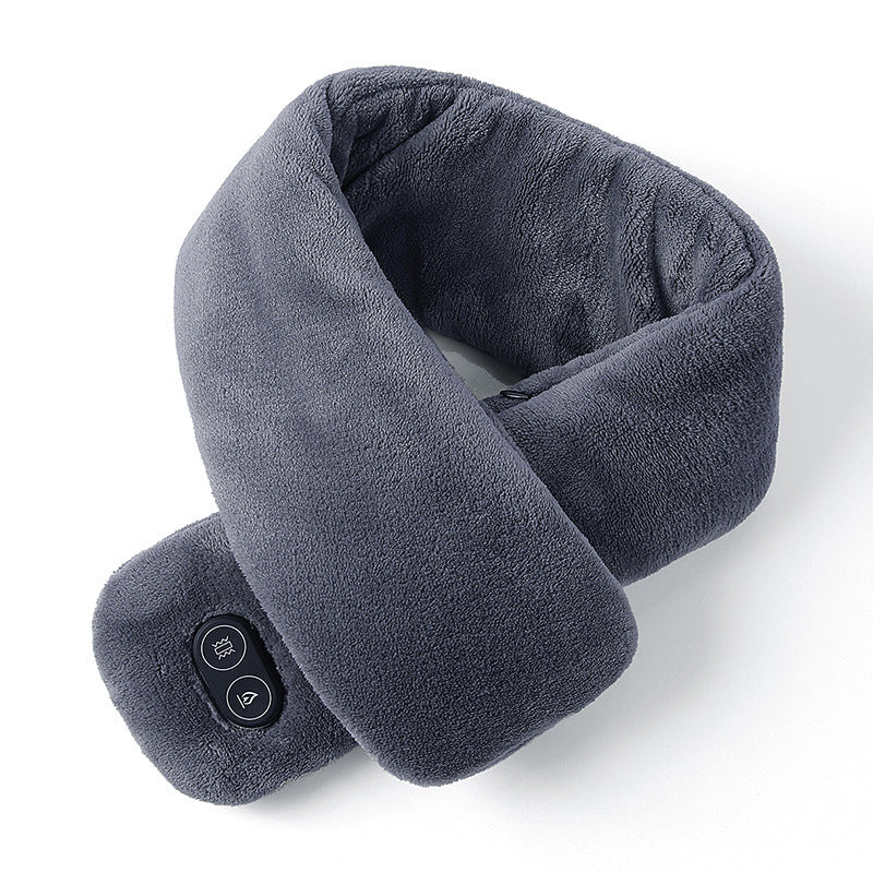 Soft Temperature Control Pain Relief Cervical Massage Shoulder Neck Wrap USB Heated Scarf Shawl Washable Winter Warm