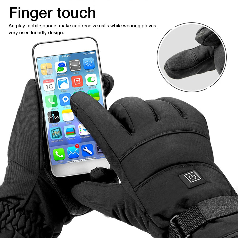 Winter Electric Heated Gloves | Touch Screen Gloves
