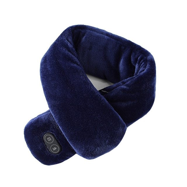 Soft Temperature Control Pain Relief Cervical Massage Shoulder Neck Wrap USB Heated Scarf Shawl Washable Winter Warm