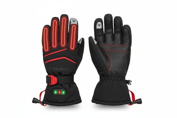 Heated winter gloves